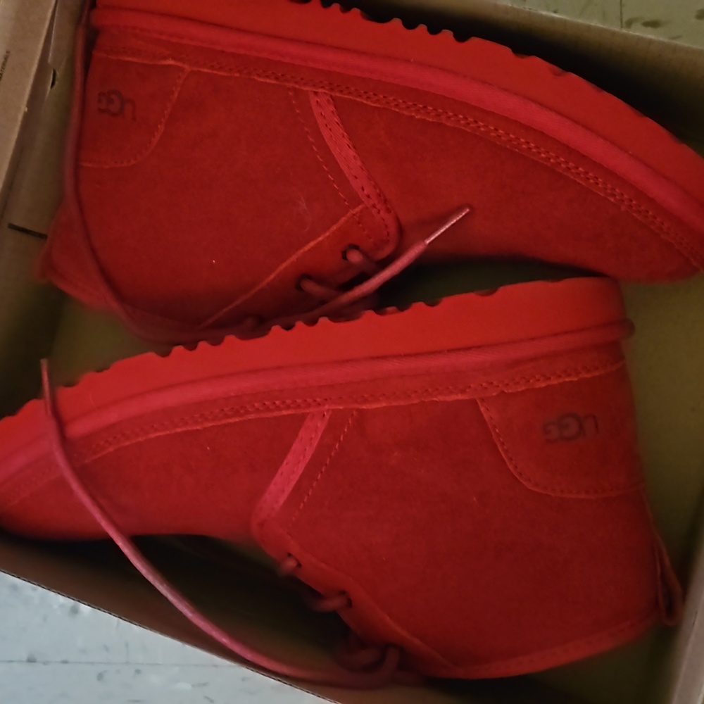 Red uggs boots